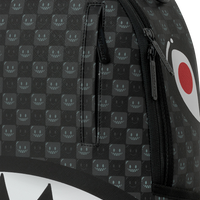 SHARKS IN PARIS WTF BUBBLY BLACK CHECK DLXSV BACKPACK