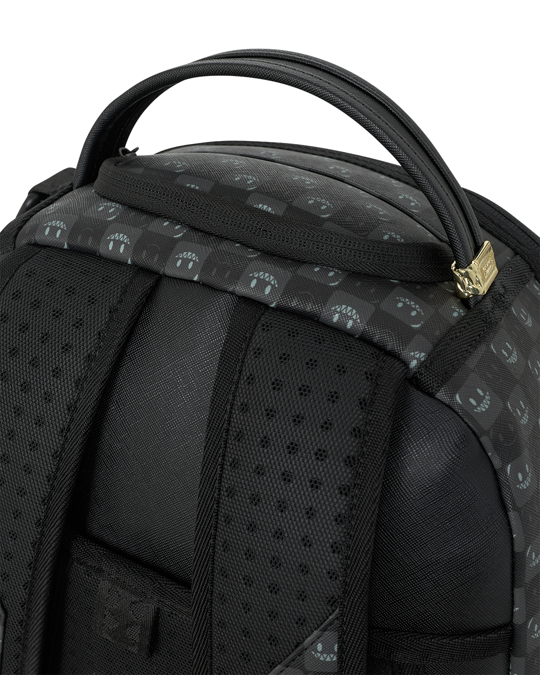 SHARKS IN PARIS WTF BUBBLY BLACK CHECK DLXSV BACKPACK