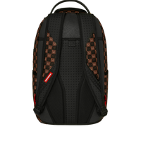 SHARKS IN PARIS WTF BUBBLE BROWN CHECK DLXSV BACKPACK