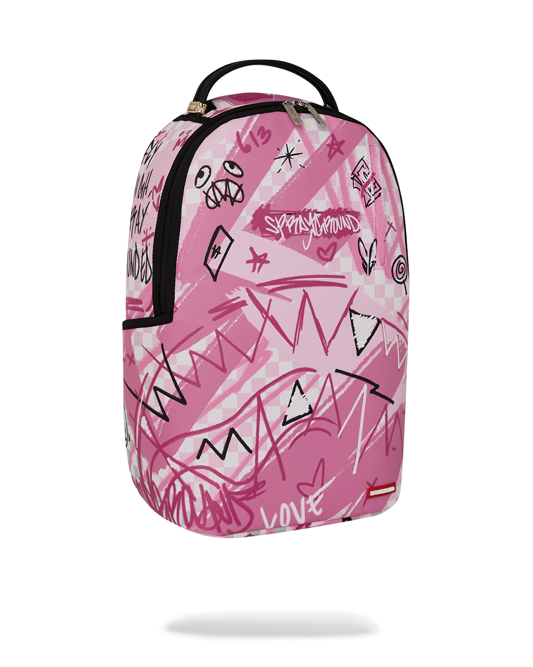 PINK SMOKE CHECK BACKPACK