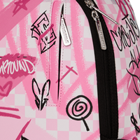 PINK SMOKE CHECK BACKPACK