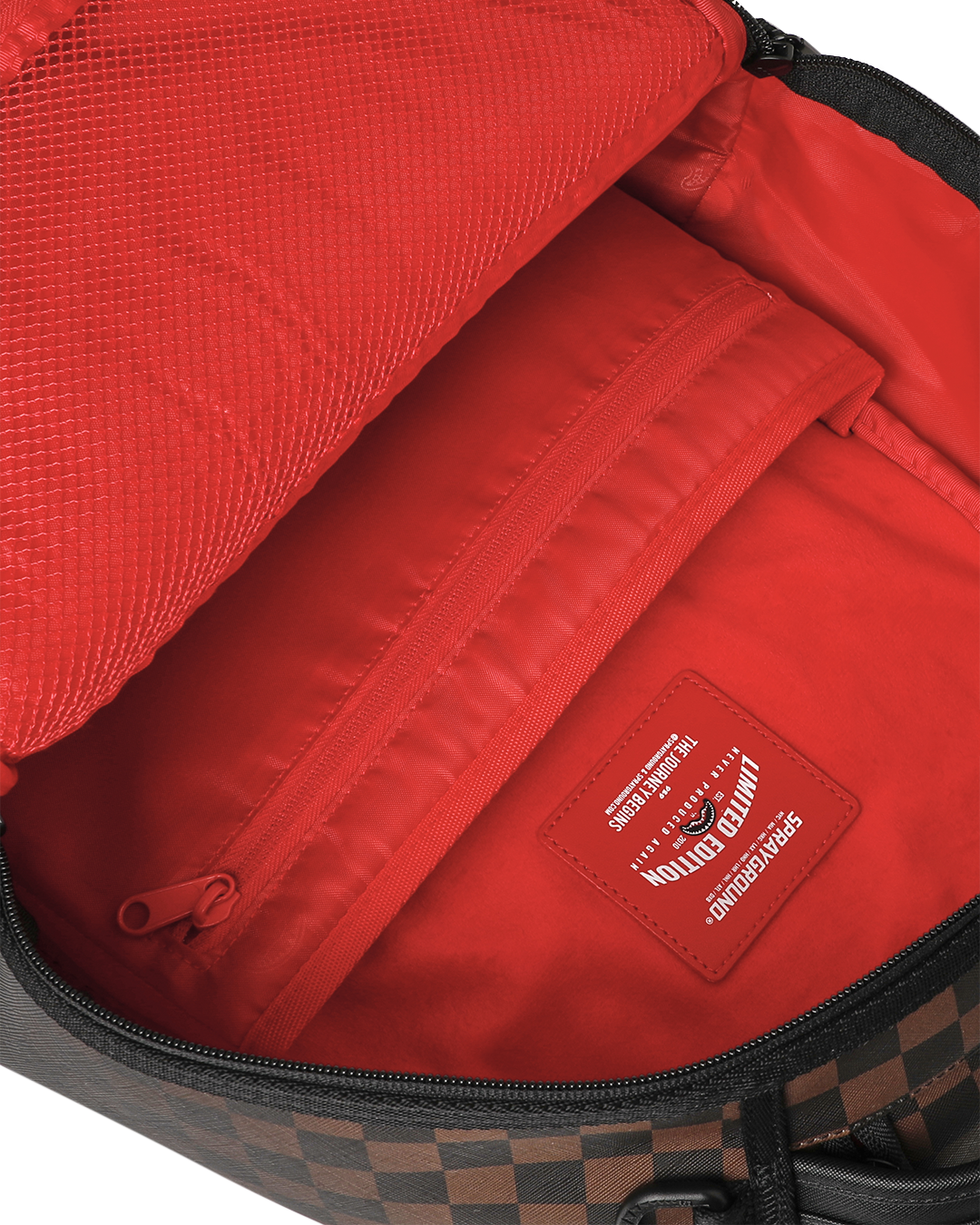 BROWN CHECK GHOST DRIP DLXSV BACKPACK