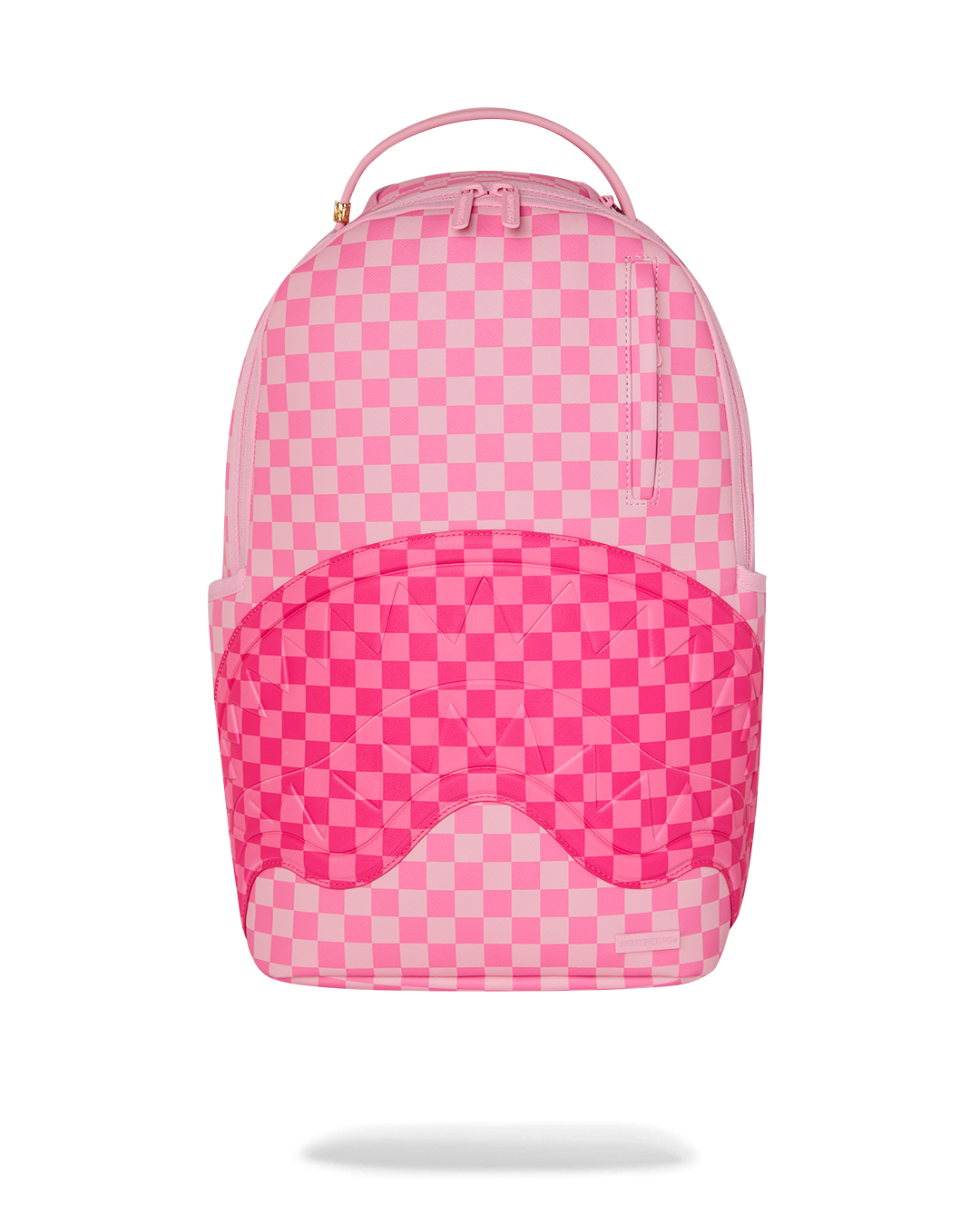 PINK SHARKS IN PARIS PATCH BACKPACK