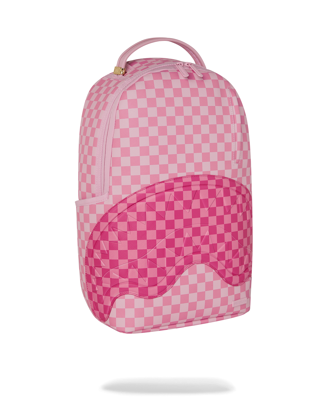 PINK SHARKS IN PARIS PATCH BACKPACK