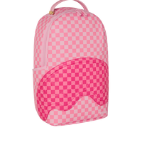 PINK SHARKS IN PARIS PATCH BACKPACK