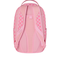 PINK SHARKS IN PARIS PATCH BACKPACK