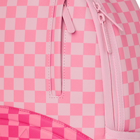 PINK SHARKS IN PARIS PATCH BACKPACK