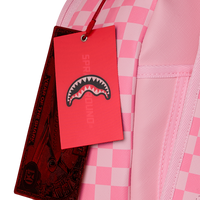 PINK SHARKS IN PARIS PATCH BACKPACK