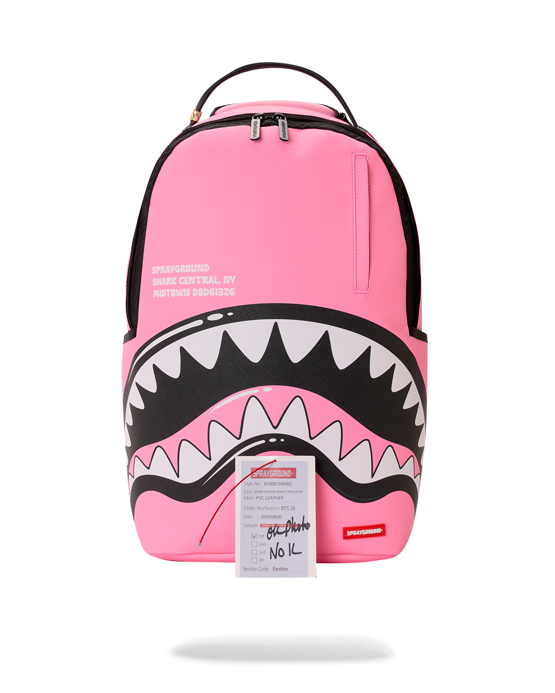 SHARK CENTRAL BUBBLY PINK DLXSV BACKPACK