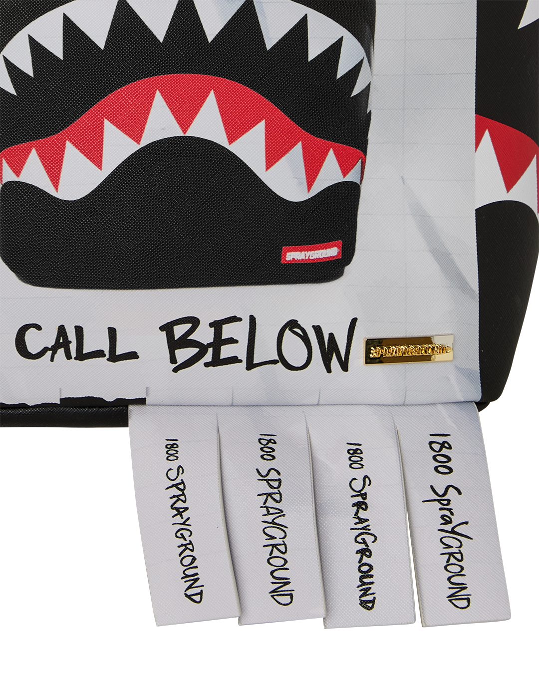 MISSING BAG FLYER ON BAG WITH REAL CUT STRIPS BACKPACK