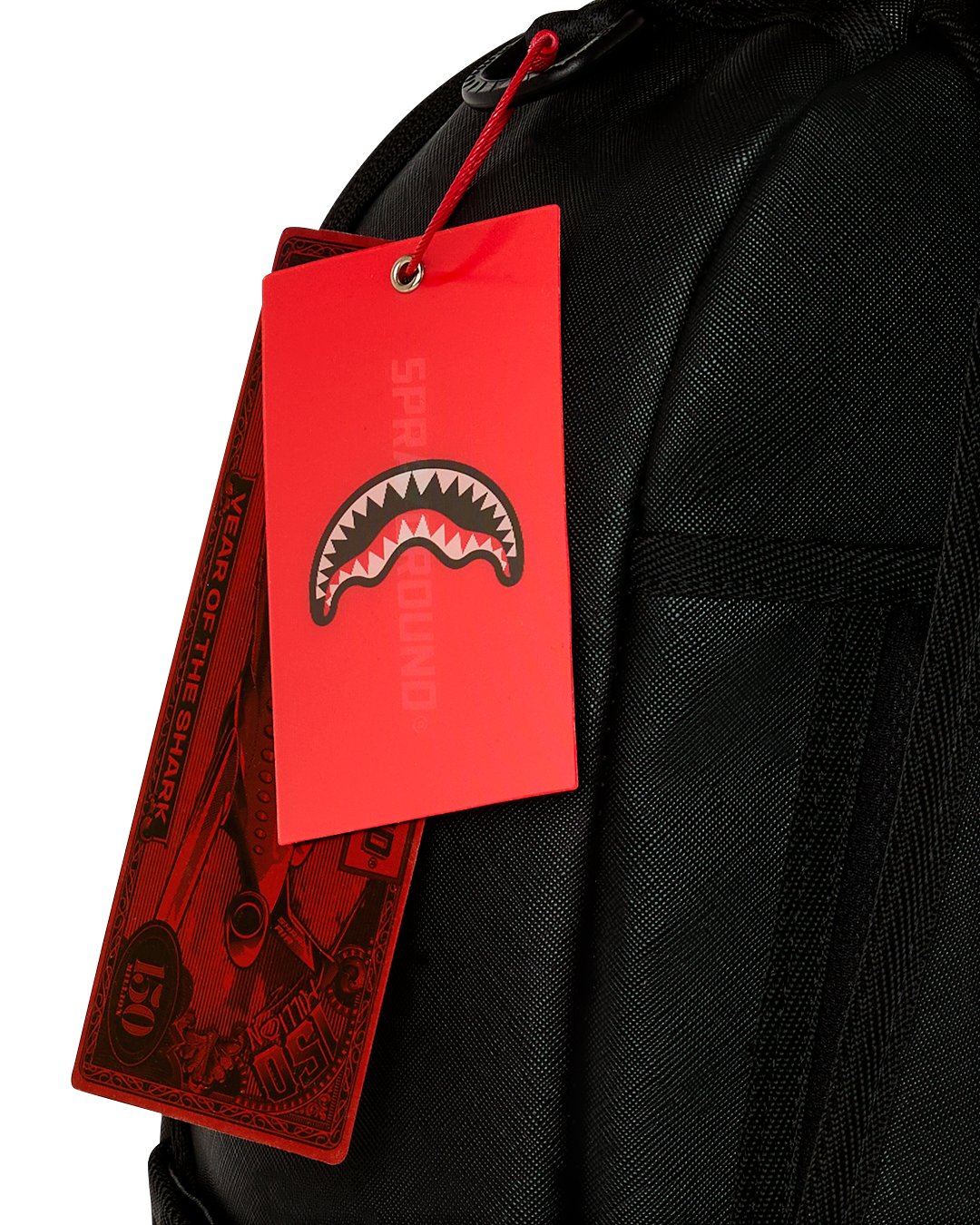 MISSING BAG FLYER ON BAG WITH REAL CUT STRIPS BACKPACK