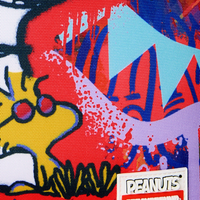 PEANUTS SNOOPY STREET ART DLXSR BACKPACK