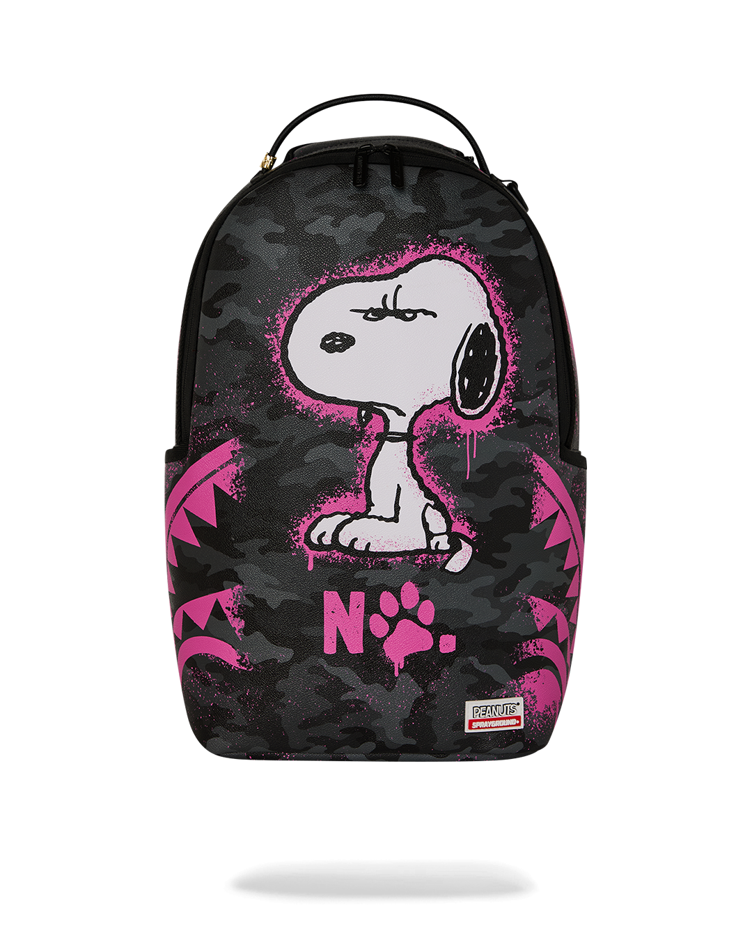 SNOOPY PINK STENCIL BACKPACK