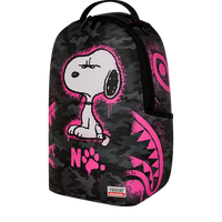 SNOOPY PINK STENCIL BACKPACK