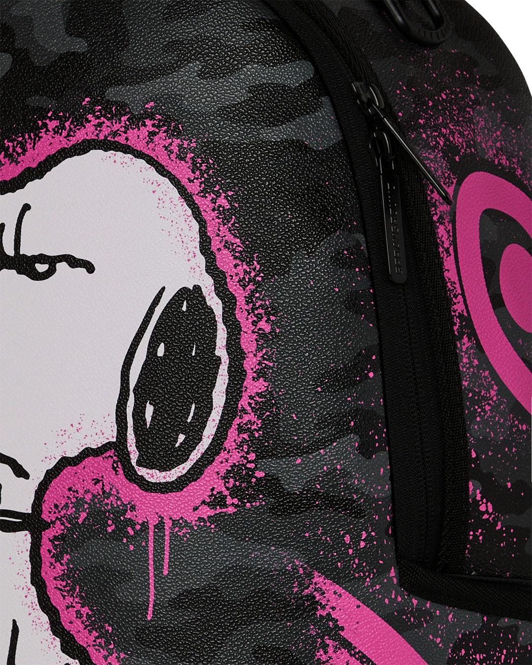 SNOOPY PINK STENCIL BACKPACK
