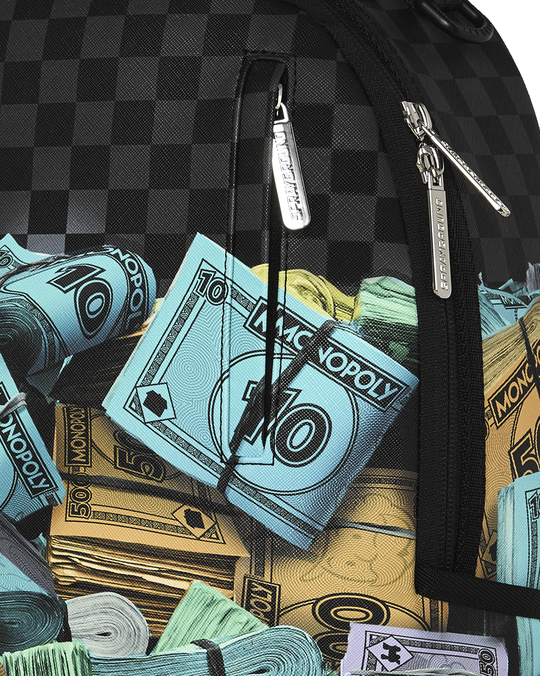 MONOPOLY MONEY STACKS BACKPACK