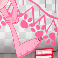 PINK PANTHER PAWPRINTS BACKPACK DLXSV BACKPACK