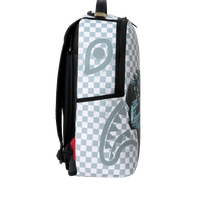 MARVEL BLACK PANTHER WAKANDA FOREVER ON WHITE CHECK DLXSV BACKPACK