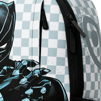 MARVEL BLACK PANTHER WAKANDA FOREVER ON WHITE CHECK DLXSV BACKPACK