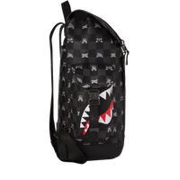 GRAY PEEKING CHARACTER CHECK MONTE CARLO BACKPACK