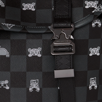 GRAY PEEKING CHARACTER CHECK MONTE CARLO BACKPACK