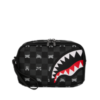 GRAY PEEKING CHARACTER CHECK TOILETRY BRICK