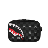 GRAY PEEKING CHARACTER CHECK TOILETRY BRICK