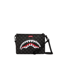 SHARKS IN PARIS BALLOON BLACK CROSSOVER CLUTCH