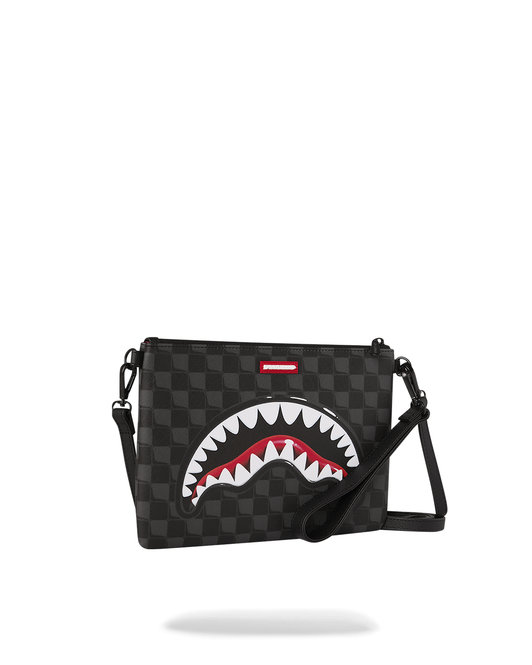 SHARKS IN PARIS BALLOON BLACK CROSSOVER CLUTCH