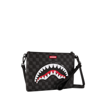 SHARKS IN PARIS BALLOON BLACK CROSSOVER CLUTCH