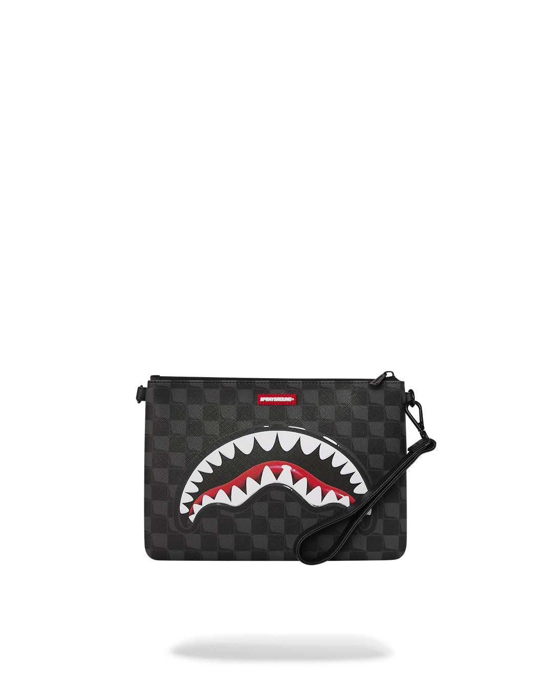 SHARKS IN PARIS BALLOON BLACK CROSSOVER CLUTCH
