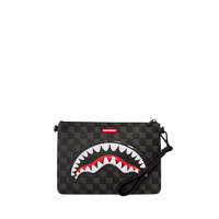 SHARKS IN PARIS BALLOON BLACK CROSSOVER CLUTCH