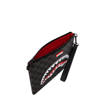 SHARKS IN PARIS BALLOON BLACK CROSSOVER CLUTCH