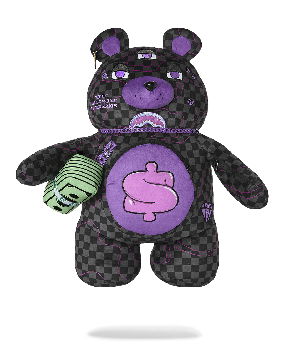PURPLE SLIME TAKEOVER MONEYBEAR BACKPACK