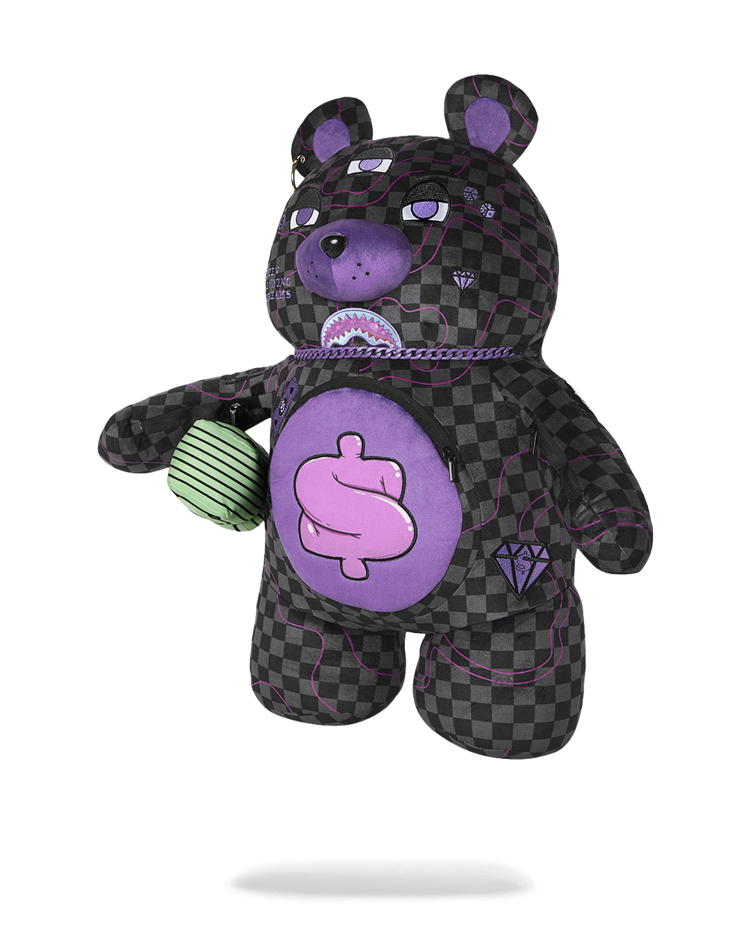 PURPLE SLIME TAKEOVER MONEYBEAR BACKPACK