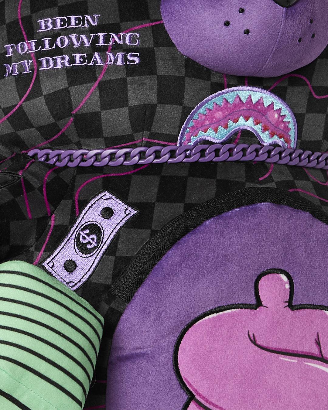 PURPLE SLIME TAKEOVER MONEYBEAR BACKPACK