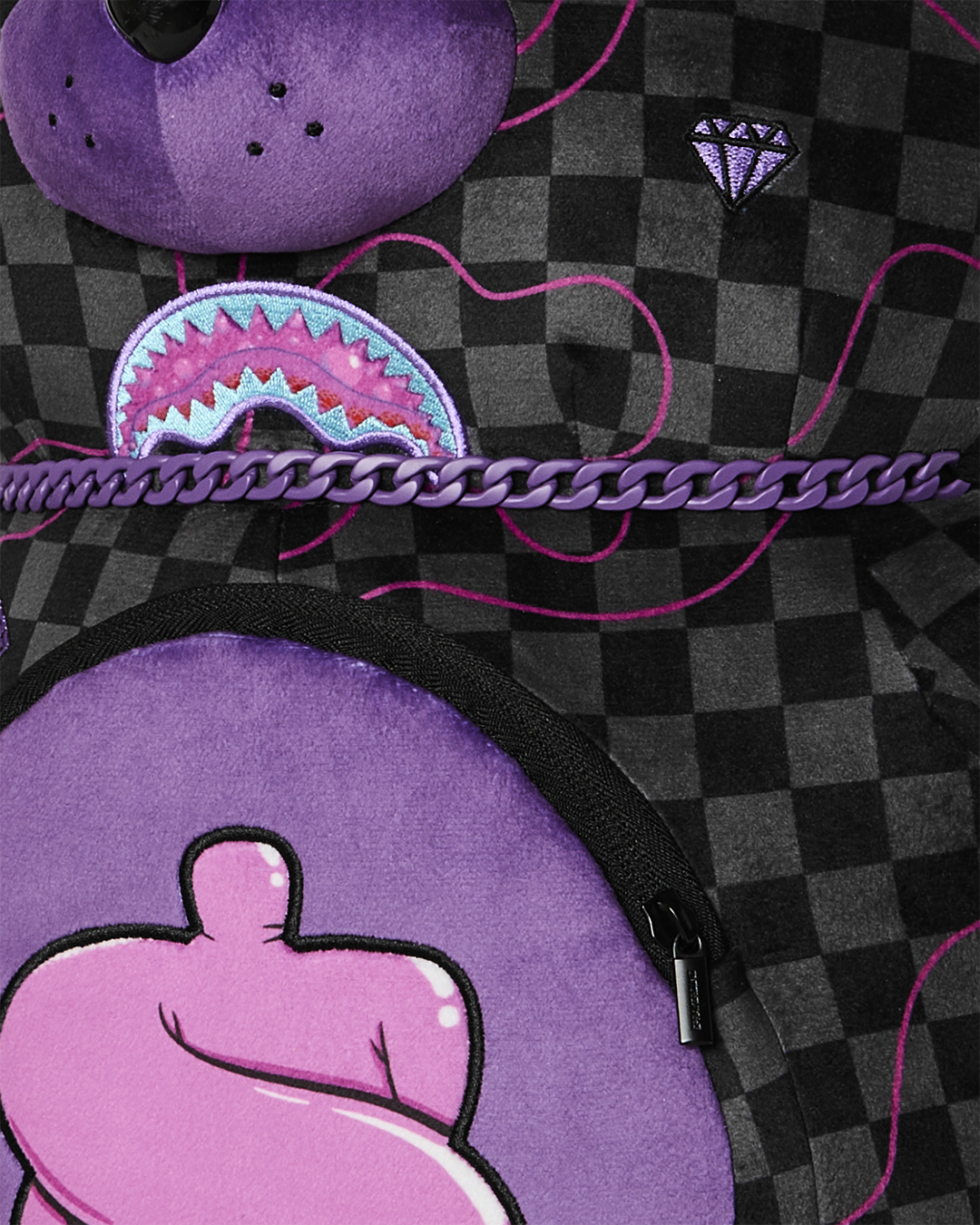 PURPLE SLIME TAKEOVER MONEYBEAR BACKPACK