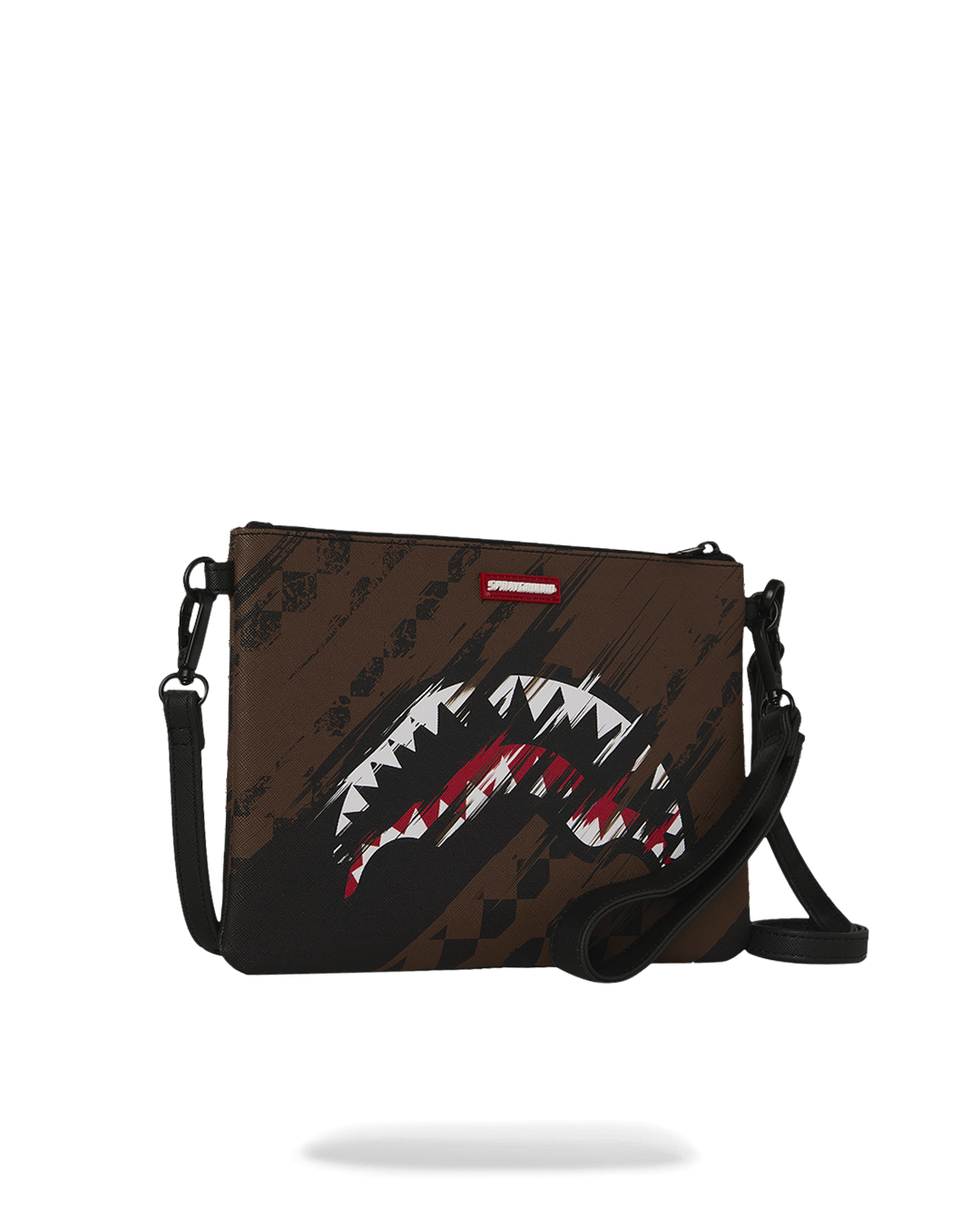 SMEARED GRUNGE CROSSOVER CLUTCH