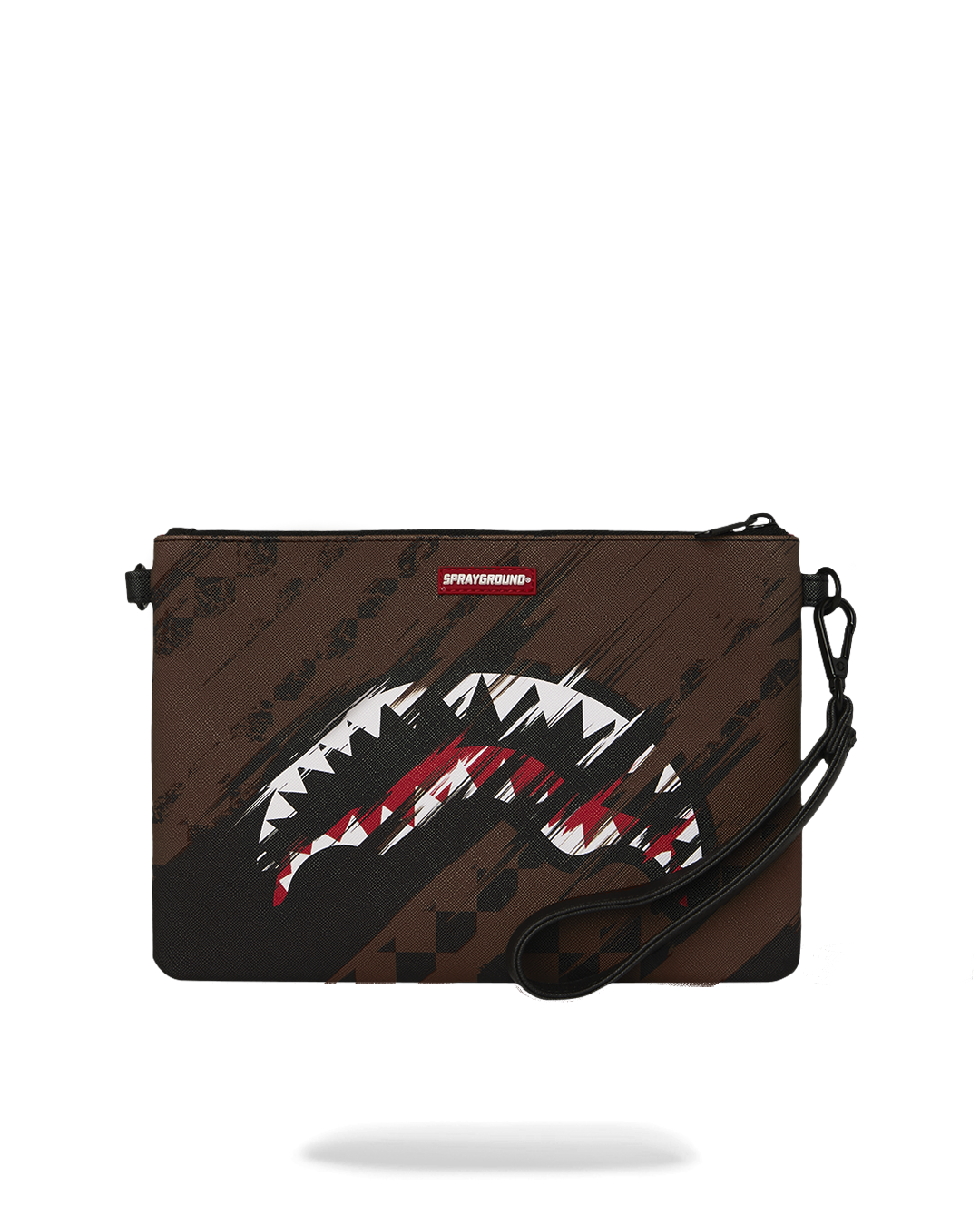 SMEARED GRUNGE CROSSOVER CLUTCH