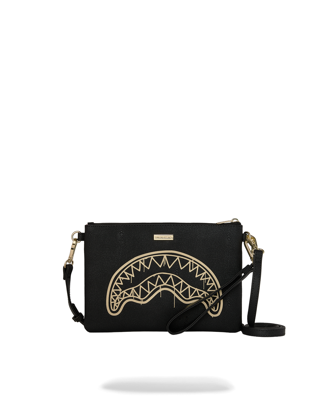 THAT GOLD DRAP CROSSOVER CLUTCH