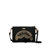 THAT GOLD DRAP CROSSOVER CLUTCH