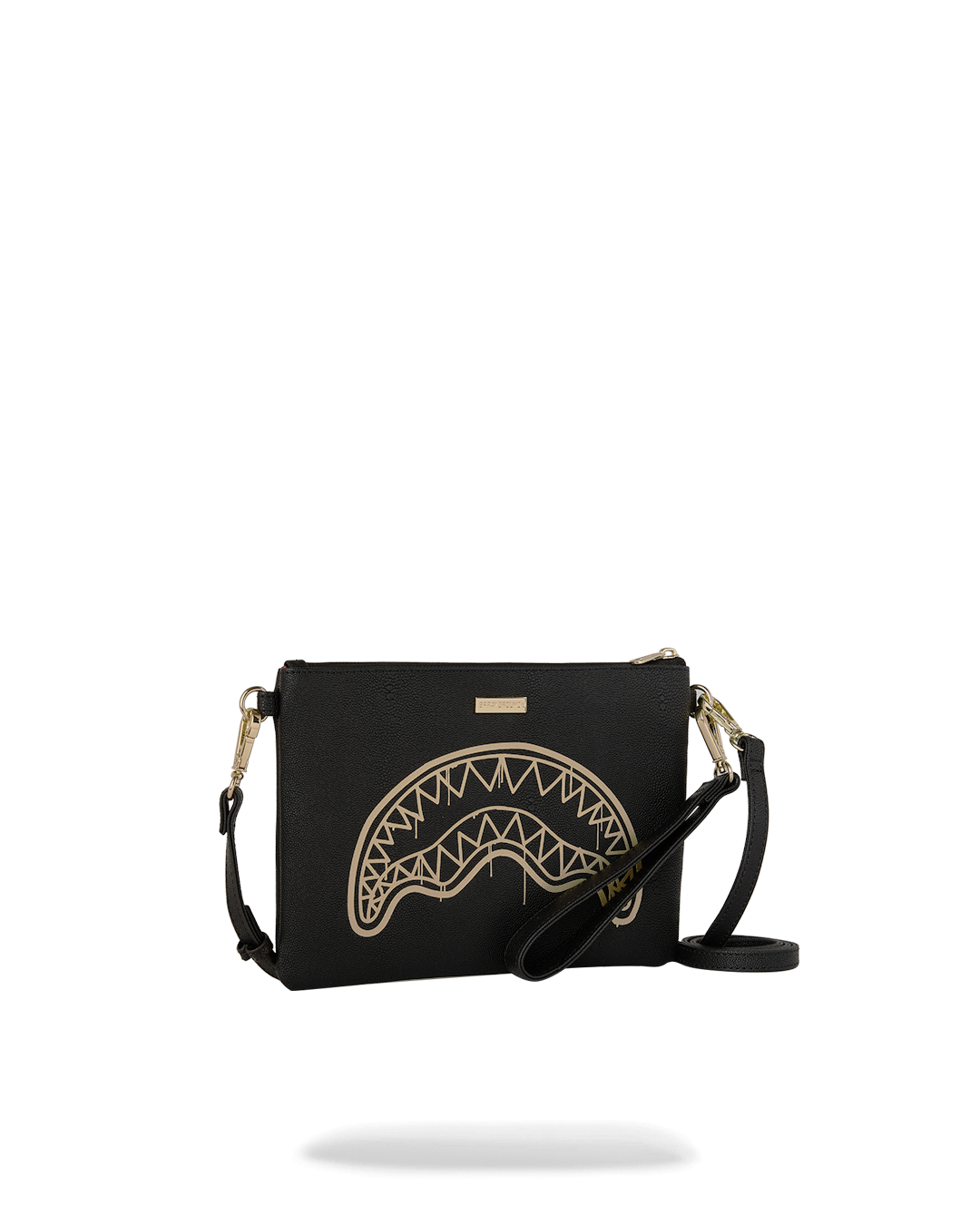 THAT GOLD DRAP CROSSOVER CLUTCH