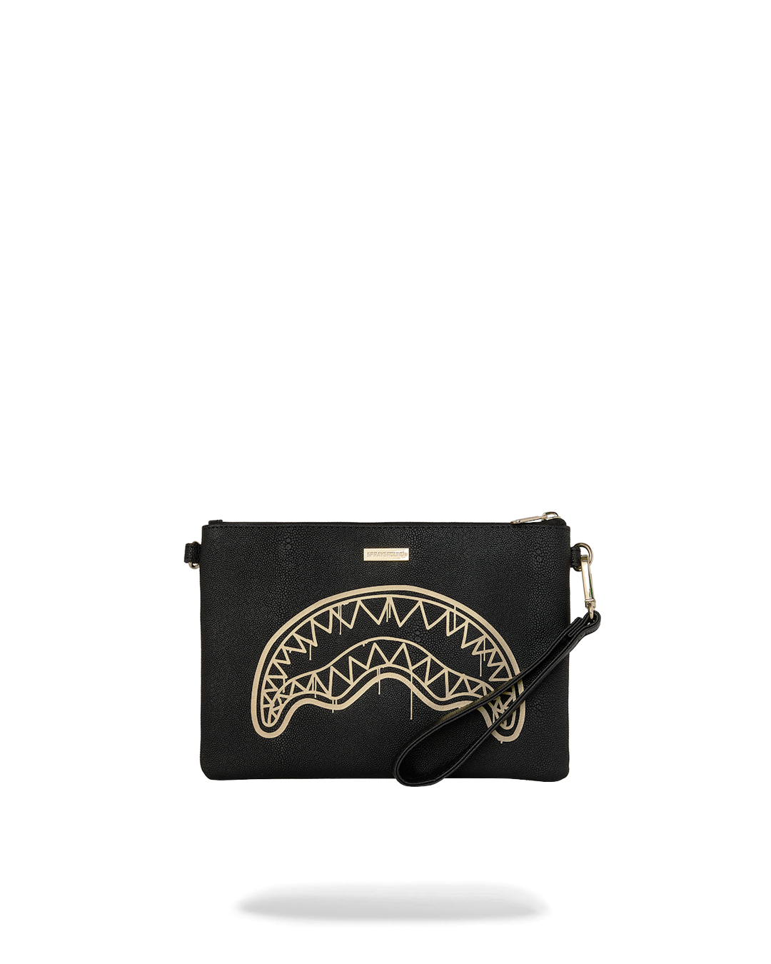THAT GOLD DRAP CROSSOVER CLUTCH