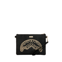 THAT GOLD DRAP CROSSOVER CLUTCH