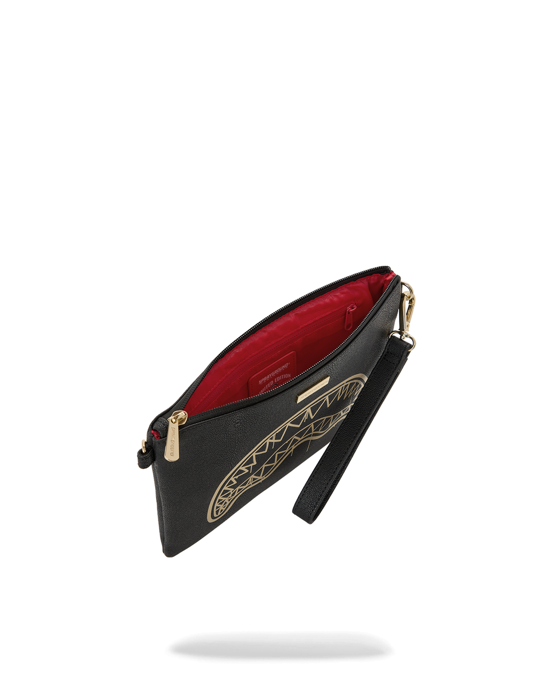 THAT GOLD DRAP CROSSOVER CLUTCH