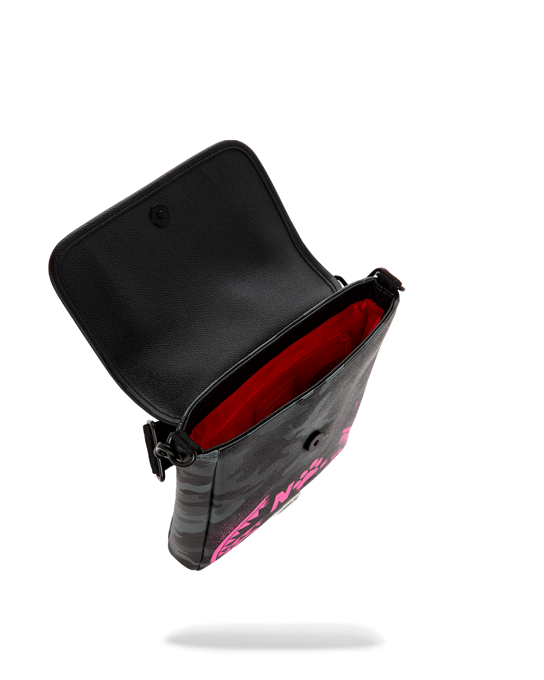 SNOOPY PINK STENCIL MESSENGER SLING