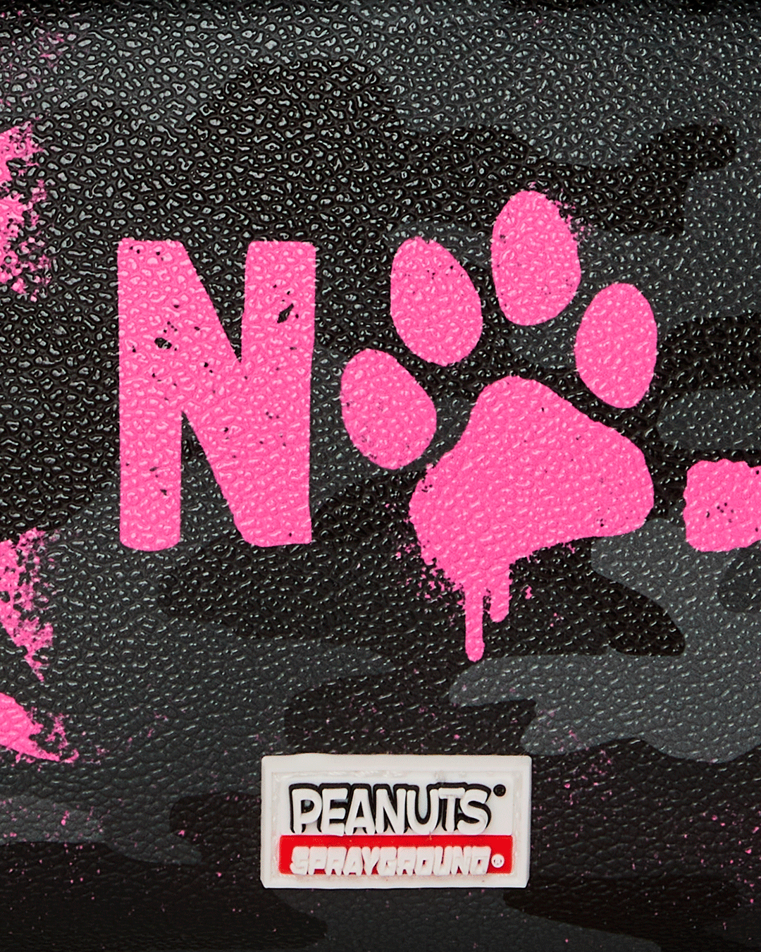 SNOOPY PINK STENCIL MESSENGER SLING