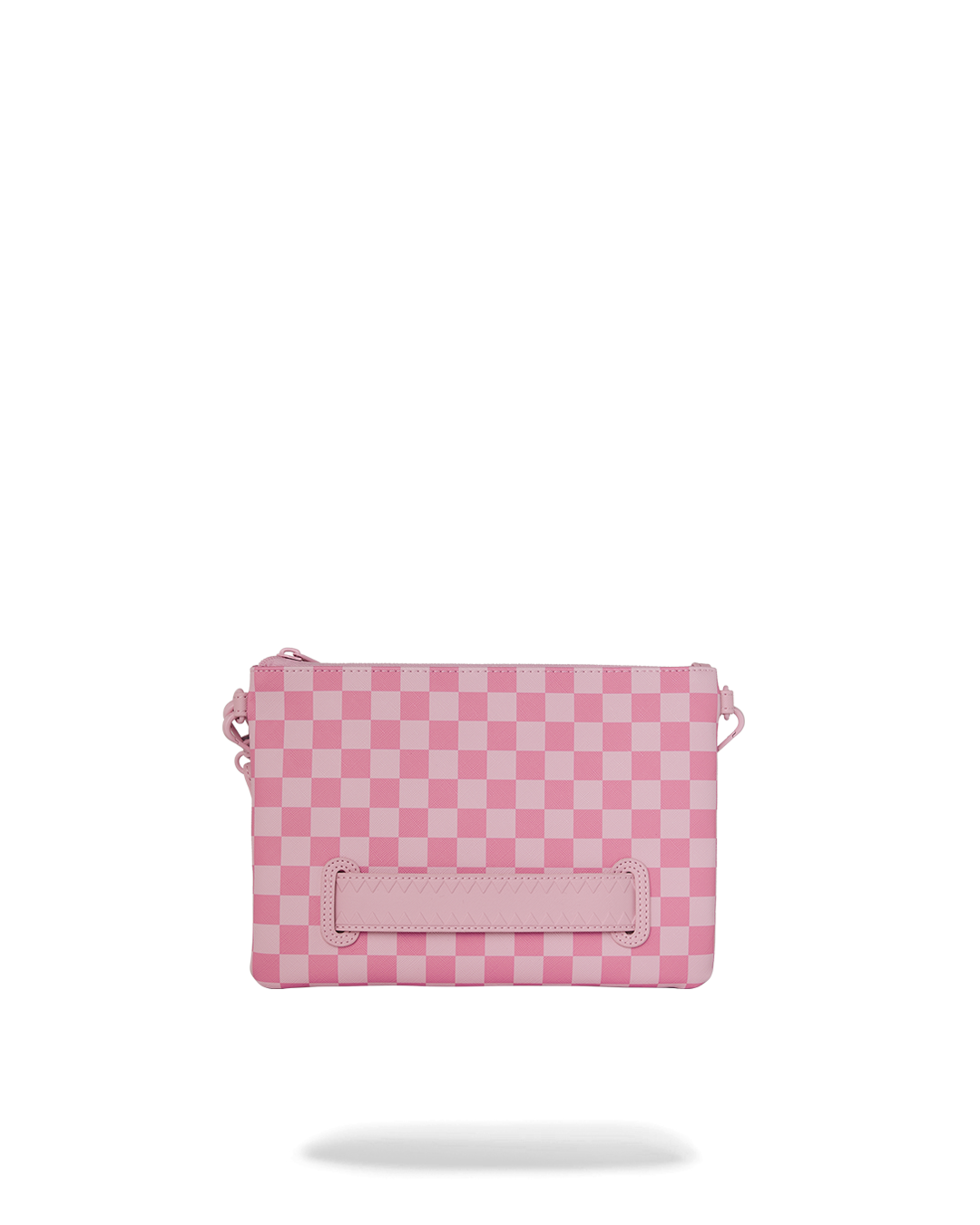 PINK SHARKS IN PARIS PATCH CROSSOVER CLUTCH