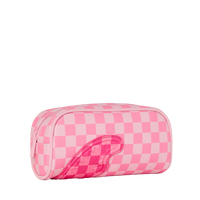 PINK SHARKS IN PARIS PATCH POUCH