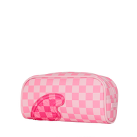 PINK SHARKS IN PARIS PATCH POUCH